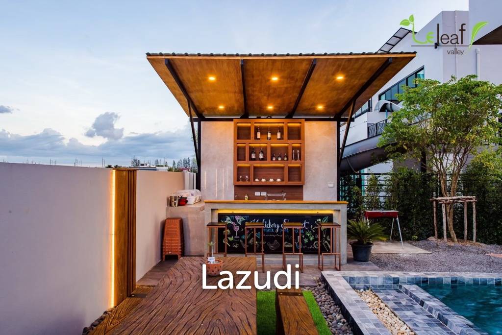 Modern Pool Villa with Outdoor Slide in Leleaf Sea Beach Pak Nam Pran