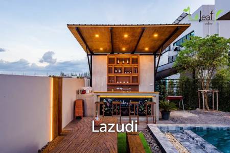 Modern Pool Villa with Outdoor Slide in Leleaf Sea Beach Pak Nam Pran