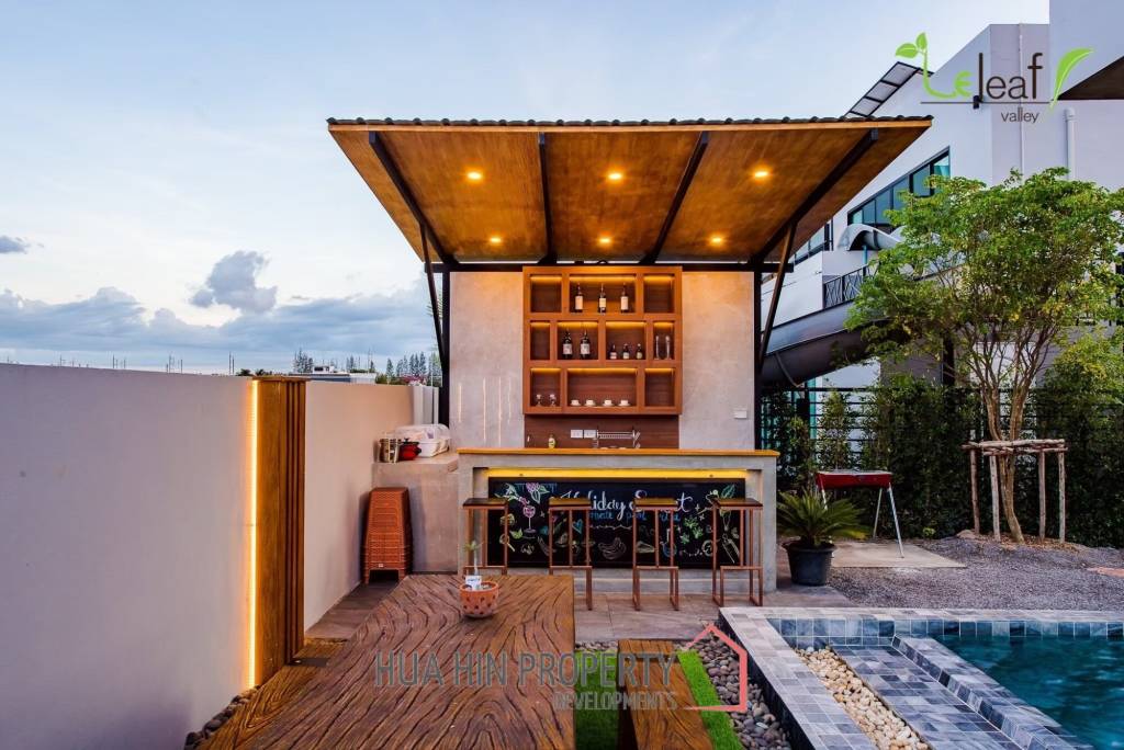 Modern Pool Villa with Outdoor Slide in Leleaf Sea Beach Pak Nam Pran