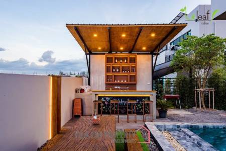 Modern Pool Villa with Outdoor Slide in Leleaf Sea Beach Pak Nam Pran