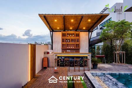 Modern Pool Villa with Outdoor Slide in Leleaf Sea Beach Pak Nam Pran