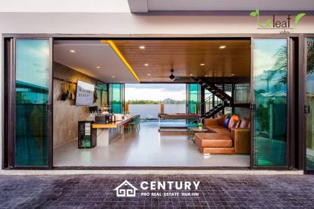 Modern Pool Villa with Outdoor Slide in Leleaf Sea Beach Pak Nam Pran