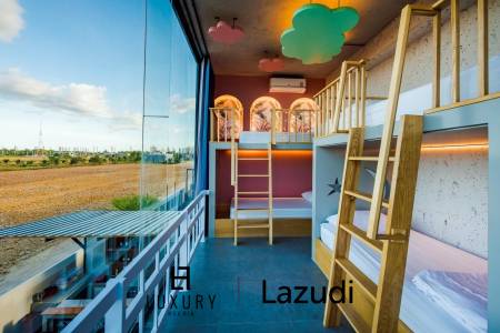 Modern Pool Villa with Outdoor Slide in Leleaf Sea Beach Pak Nam Pran