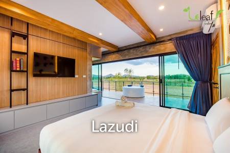 Modern Pool Villa with Outdoor Slide in Leleaf Sea Beach Pak Nam Pran