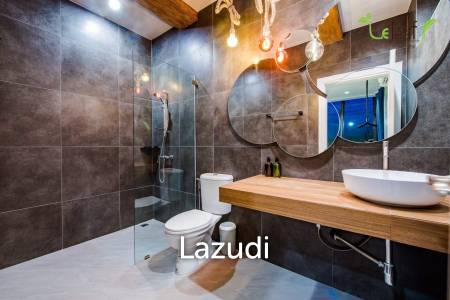 Modern Pool Villa with Outdoor Slide in Leleaf Sea Beach Pak Nam Pran