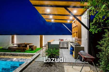 Modern Pool Villa with Outdoor Slide in Leleaf Sea Beach Pak Nam Pran