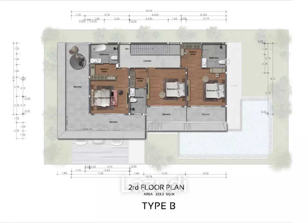 5 Bed 6 Bath 600 SQ.M Glory Village Pattaya