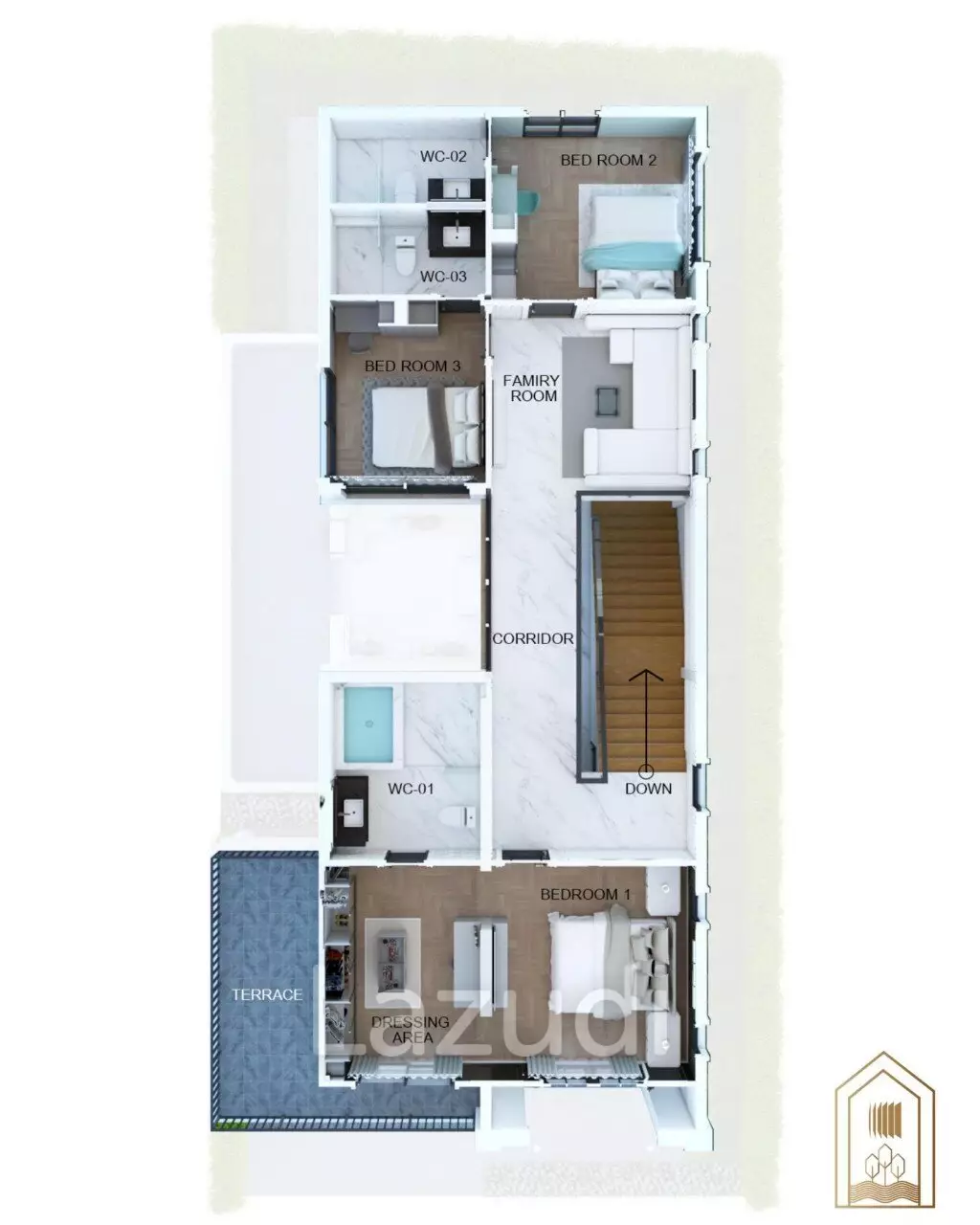 4 bed 4 bath 325 SQ.M AHCH Bangsaray