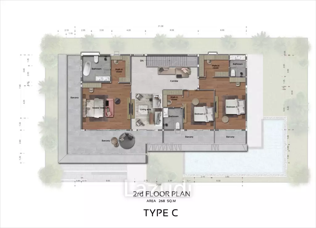 5 Bed 6 Bath 650 SQ.M Glory Village Pattaya