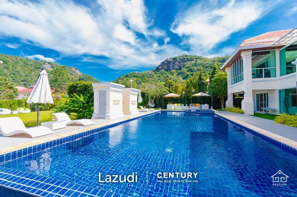 ROYAL MOUNTAIN VILLA : Stunning mountain view 4 Bed Pool Villa in Khao Tao