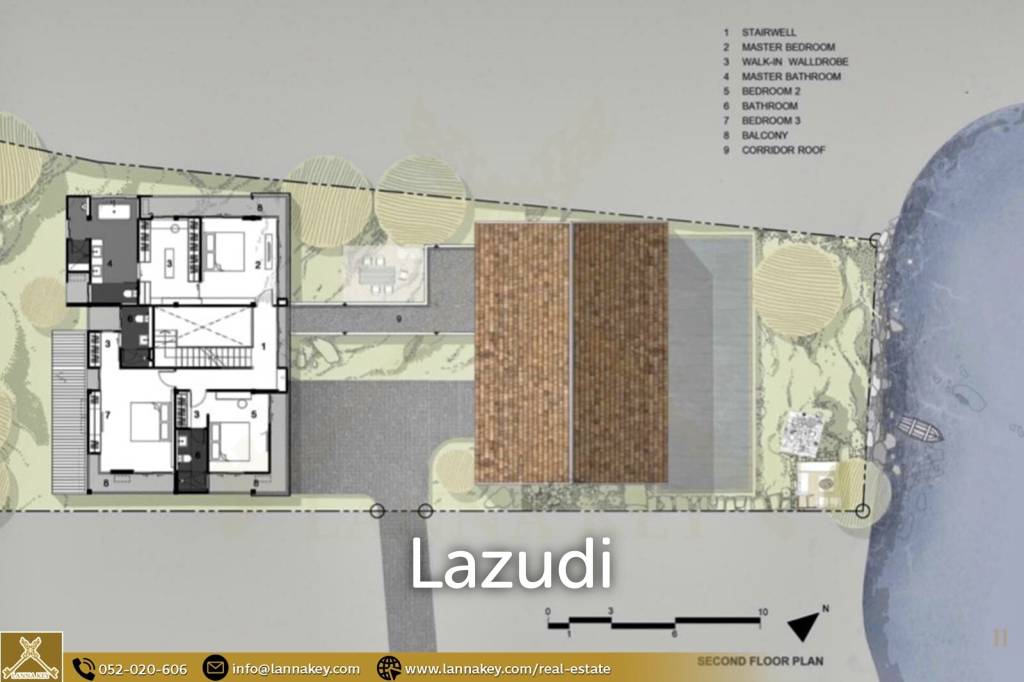 วิลล่า 4 ห้องนอน พร้อมสระว่ายน้ำวิวทะเลสาบและภูเขา