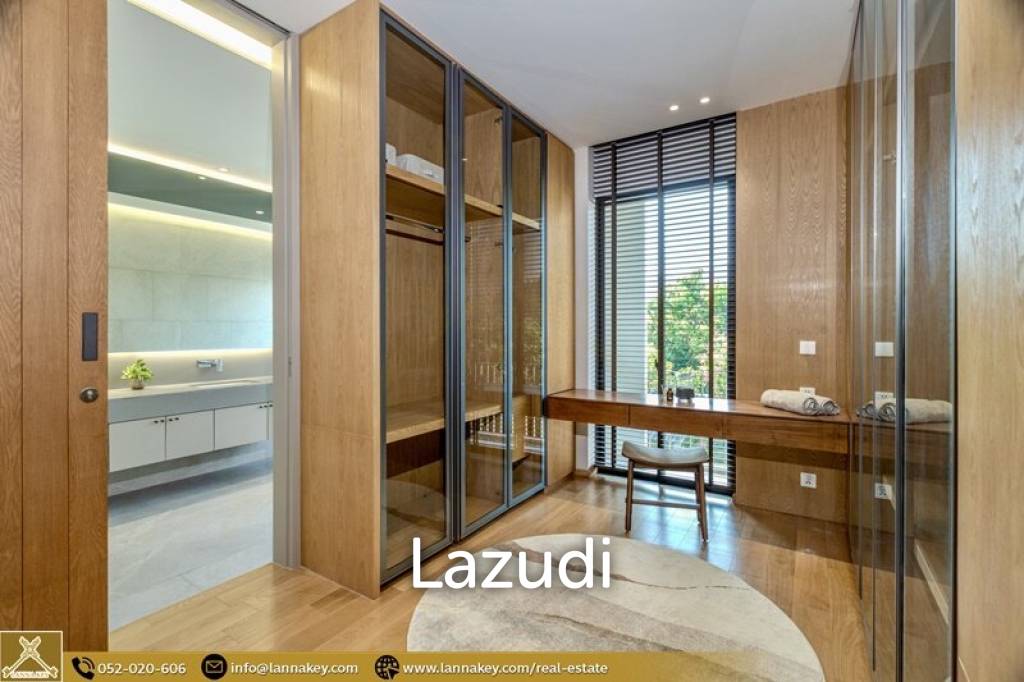 วิลล่า 4 ห้องนอน พร้อมสระว่ายน้ำวิวทะเลสาบและภูเขา