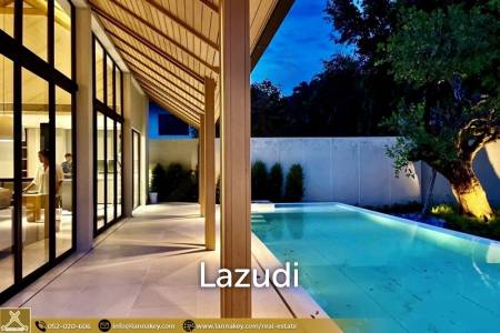 วิลล่า 4 ห้องนอน พร้อมสระว่ายน้ำวิวทะเลสาบและภูเขา