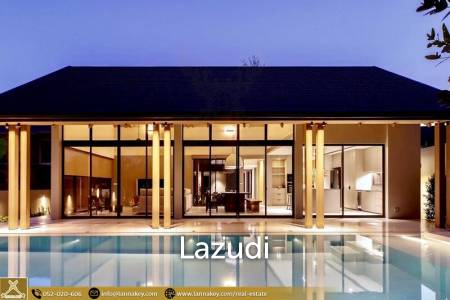 วิลล่า 4 ห้องนอน พร้อมสระว่ายน้ำวิวทะเลสาบและภูเขา