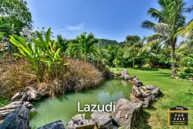Exotic Land Plot with Feature Pond