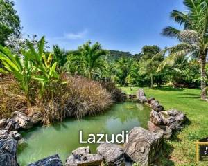 Exotic Land Plot with Feature Pond