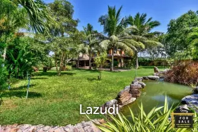 Exotic Land Plot with Feature Pond