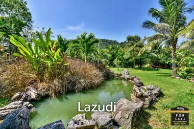 Exotic Land Plot with Feature Pond
