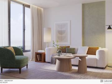 1 Bed 1 Bath 74.55 SQ.M. Layan Green Park 2