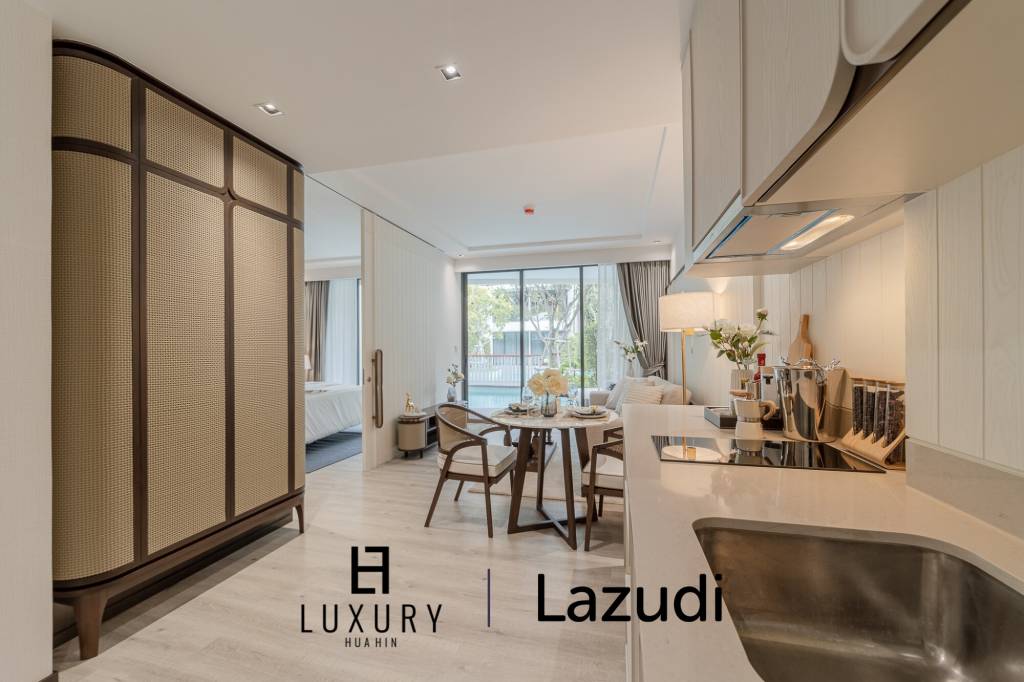 1 bed 1 Bath 54.19 SQ.M. Intercontinental Residences Hua Hin