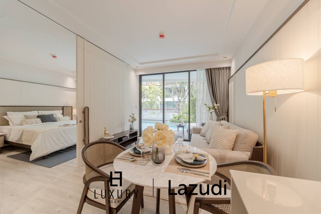 1 bed 1 Bath 54.19 SQ.M. Intercontinental Residences Hua Hin