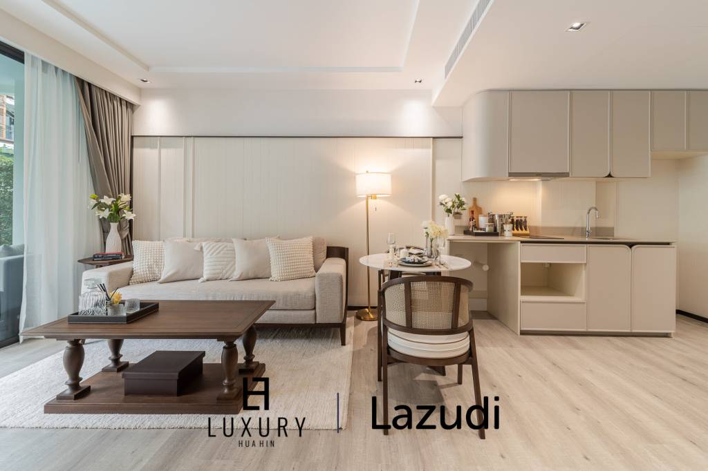 1 bed 1 Bath 54.19 SQ.M. Intercontinental Residences Hua Hin