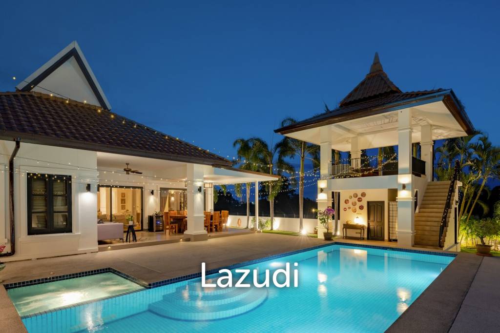 BANYAN RESIDENCES : Luxury Bali Style 5 Bed Pool Villa on large land plot