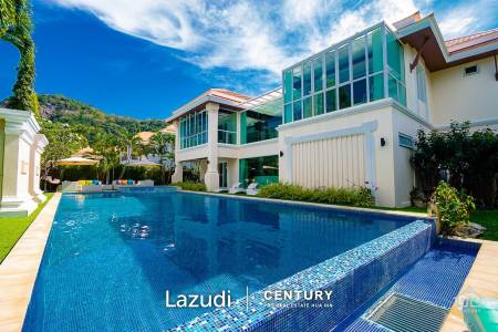 ROYAL MOUNTAIN VILLA : Stunning mountain view 4 Bed Pool Villa in Khao Tao near the beach