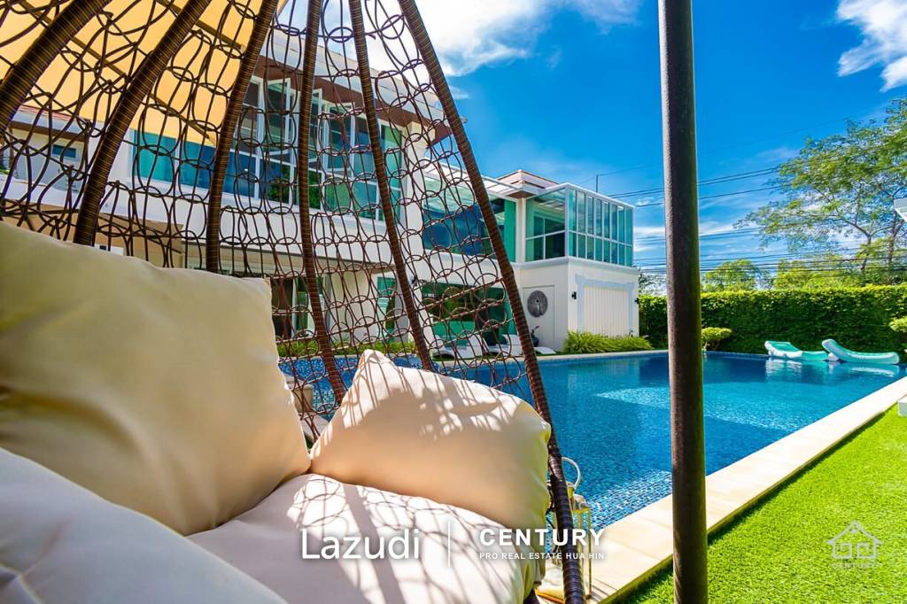 ROYAL MOUNTAIN VILLA : Stunning mountain view 4 Bed Pool Villa in Khao Tao near the beach