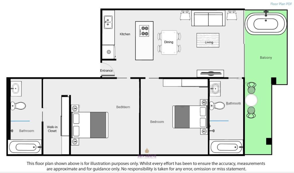 Foreign Freehold 2 bed sea view condo | KALIM