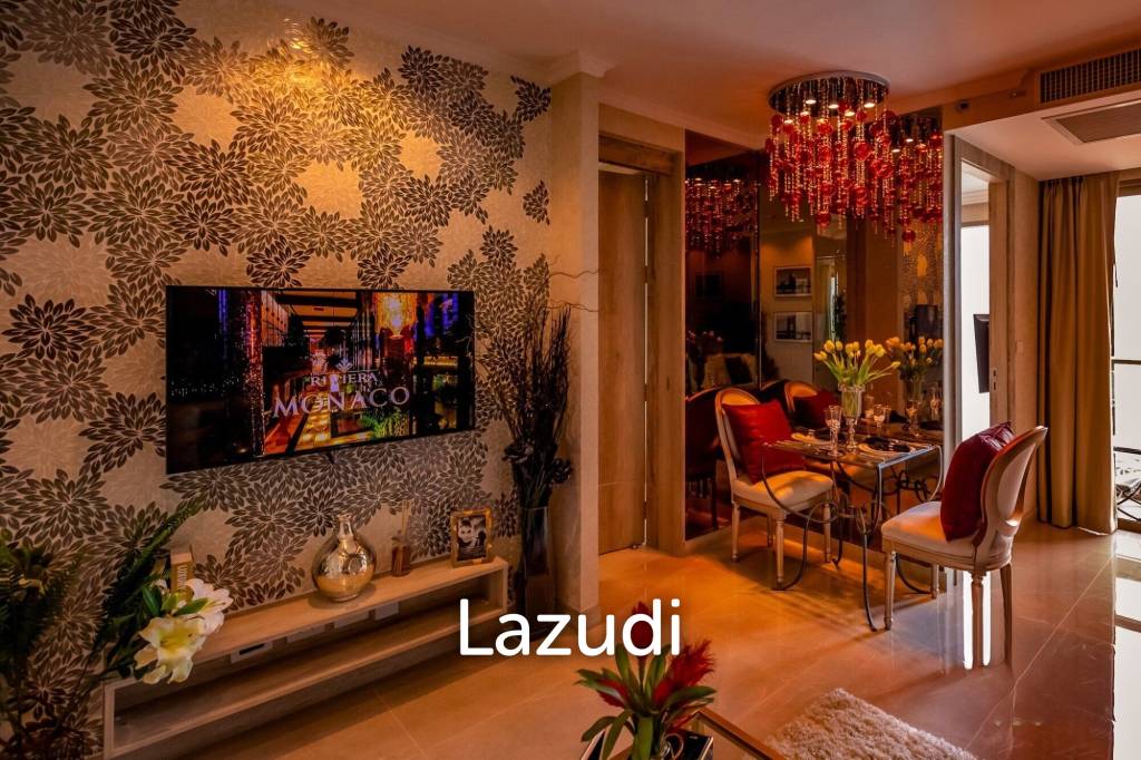 1 Bed 1 Bath 38.40 SQ.M The Riviera Monaco Pattaya