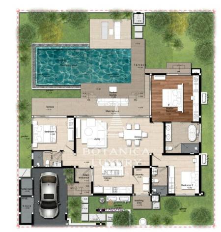 3 Bed 3 Bath 297 SQ.M. Boatnica Modern Loft II