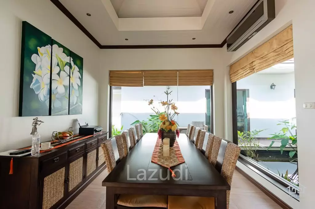 GROVE RESIDENCES : Modern 3 Bed Balinese Style house  with big land plot + maid 's room