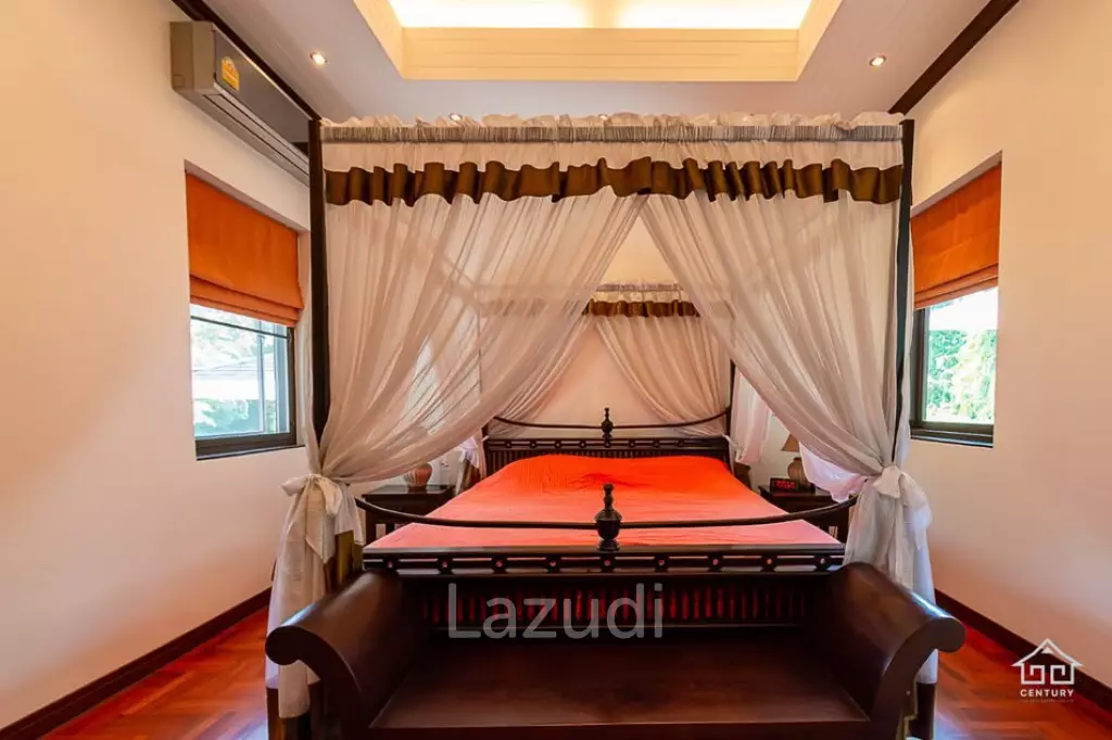 GROVE RESIDENCES : Modern 3 Bed Balinese Style house  with big land plot + maid 's room
