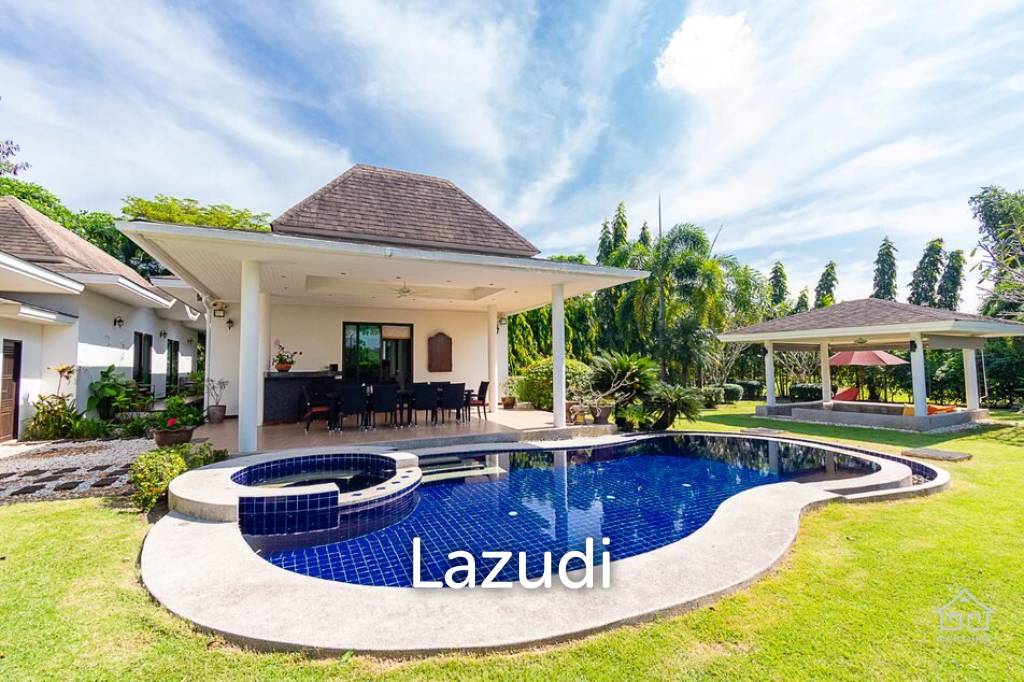 GROVE RESIDENCES : Modern 3 Bed Balinese Style house  with big land plot + maid 's room