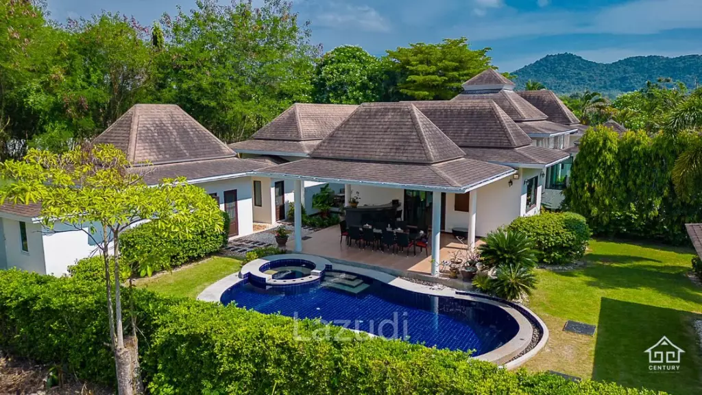 GROVE RESIDENCES : Modern 3 Bed Balinese Style house  with big land plot + maid 's room