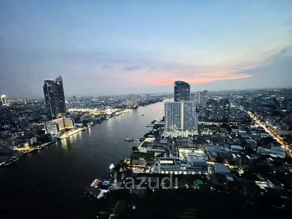 2 Bed 2 Bath  78 SQ.M Chapter Charoennakhorn-Riverside