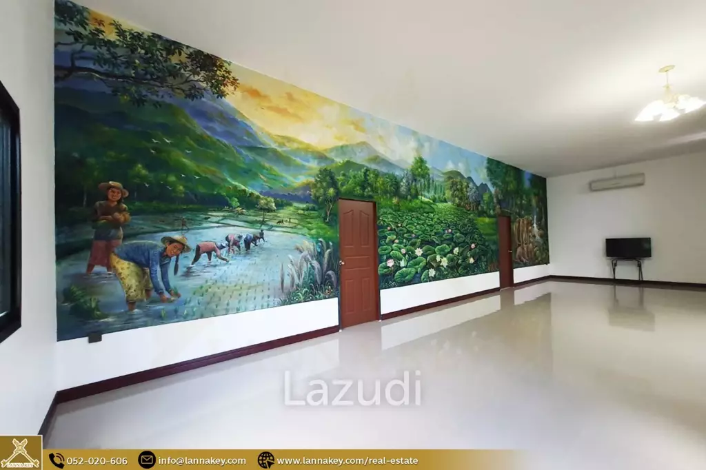 Newly house build on hill for sale in Mae Chan