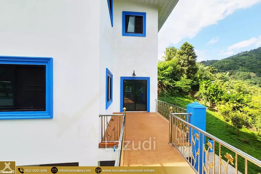 Newly house build on hill for sale in Mae Chan