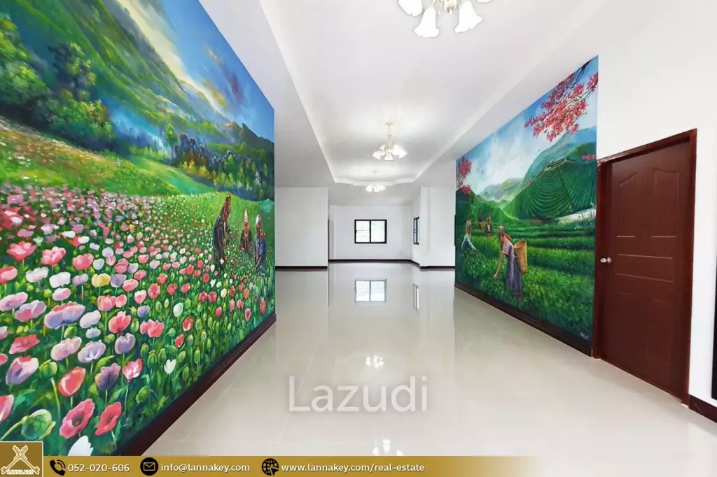 Newly house build on hill for sale in Mae Chan