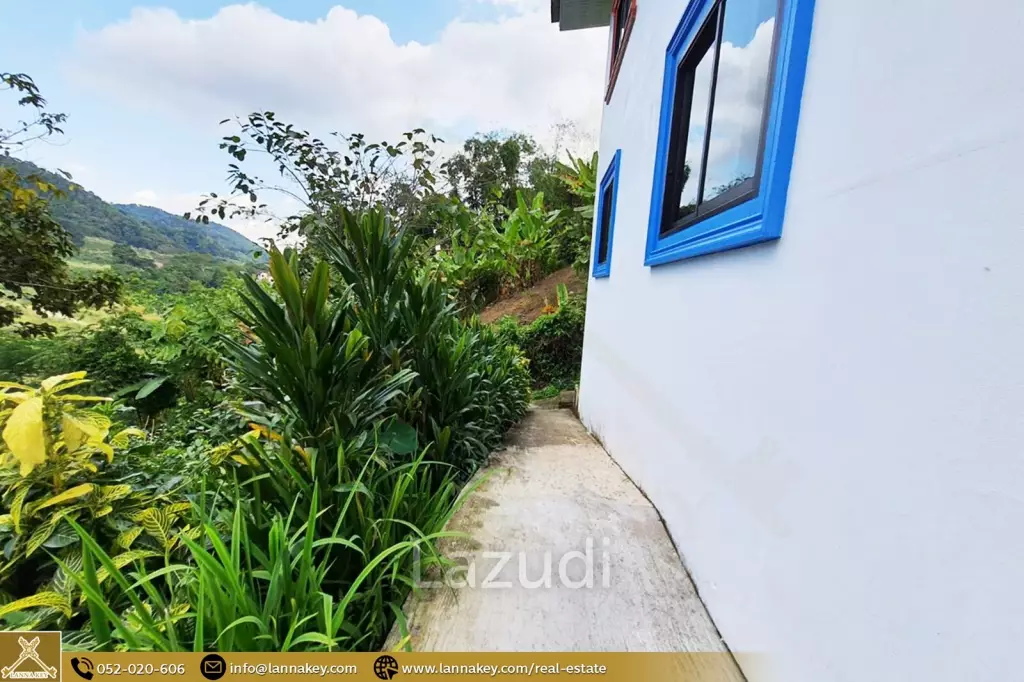 Newly house build on hill for sale in Mae Chan