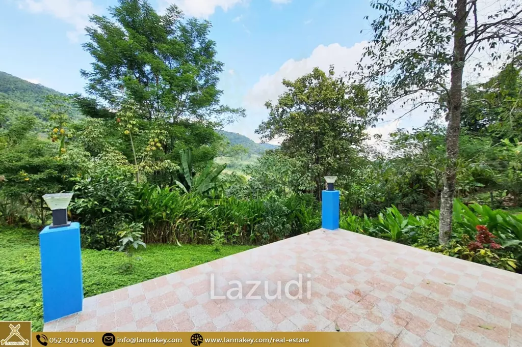 Newly house build on hill for sale in Mae Chan