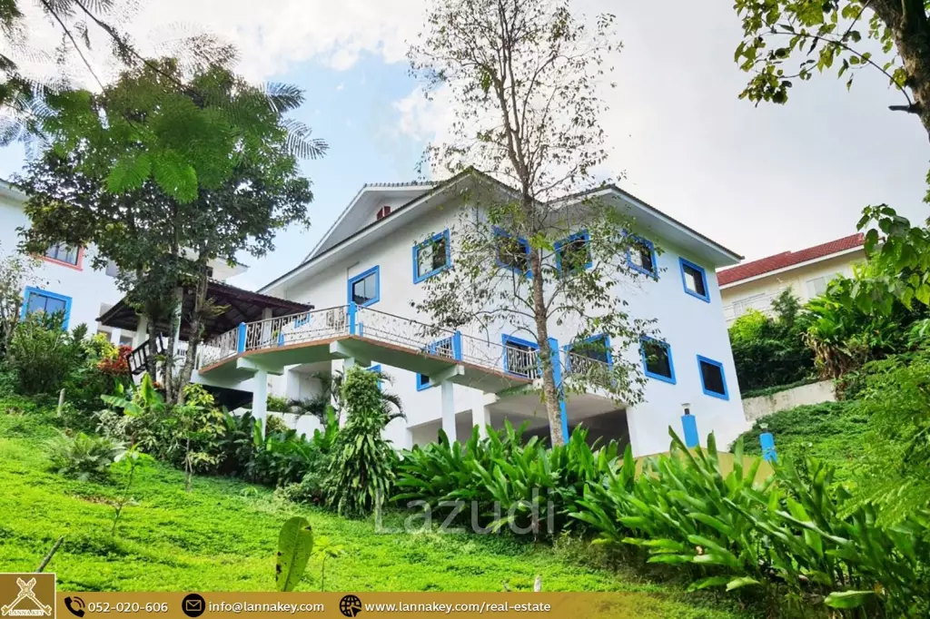 Newly house build on hill for sale in Mae Chan