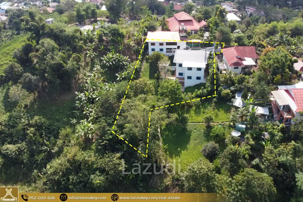 Newly house build on hill for sale in Mae Chan