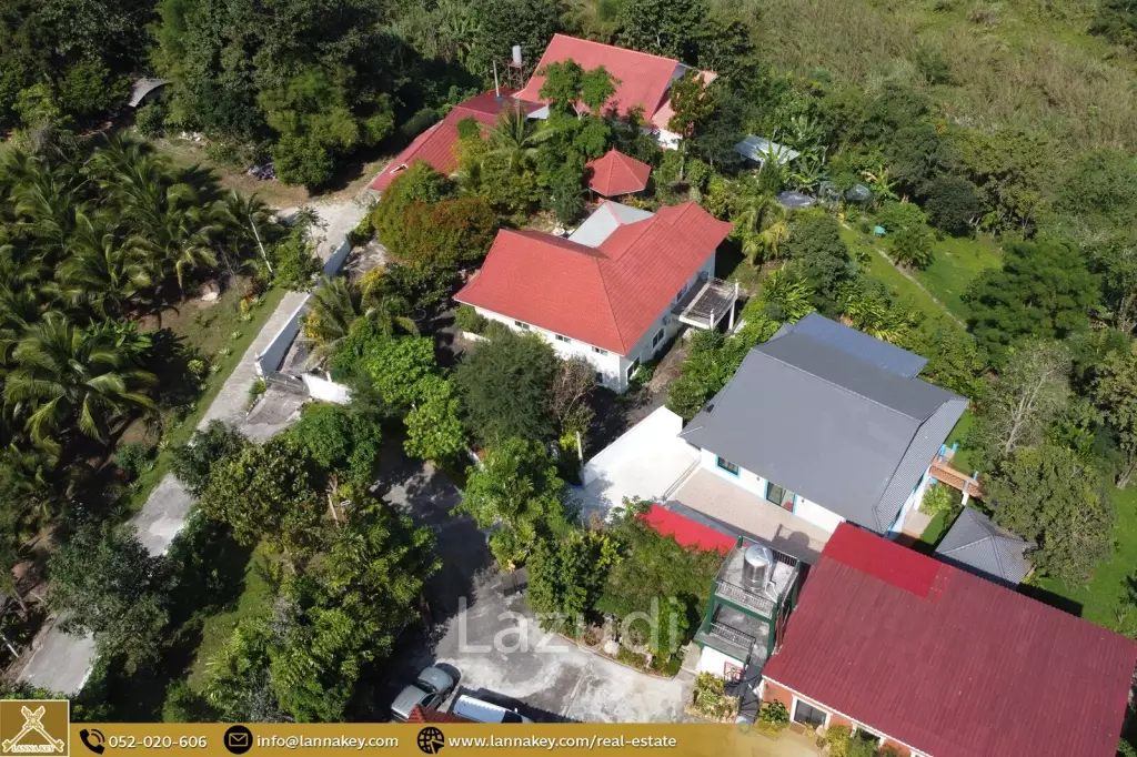 Newly house build on hill for sale in Mae Chan