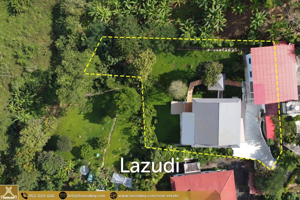 Newly house build on hill for sale in Mae Chan