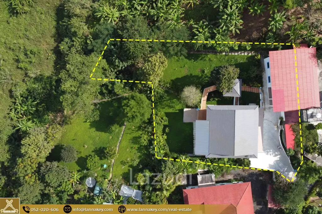 Newly house build on hill for sale in Mae Chan