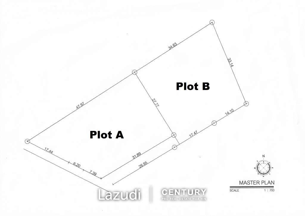 1-1-64 Rai land for sale at Khao Tao