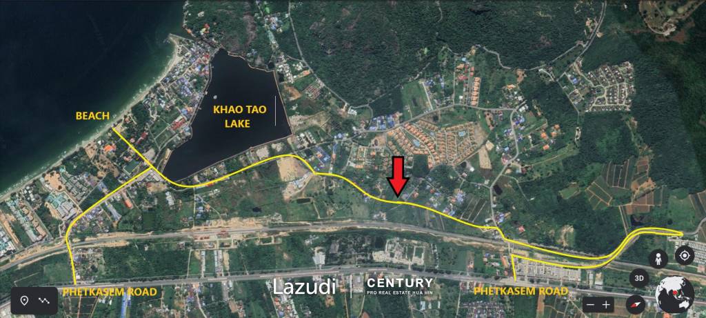 1-1-64 Rai land for sale at Khao Tao