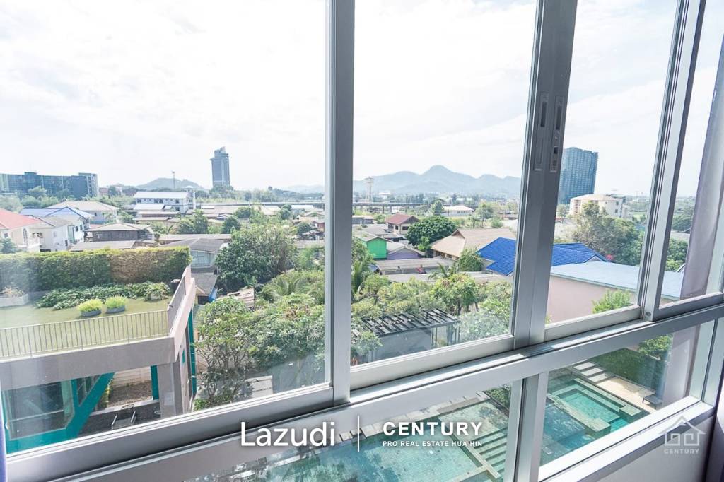 BAAN KUN KOEY : Studio condo with nice Pool View